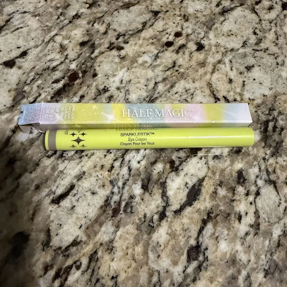 Half Magic Sparklestik Eye Crayon Fauxbot Gunmetal 0.04 oz New Damaged Box